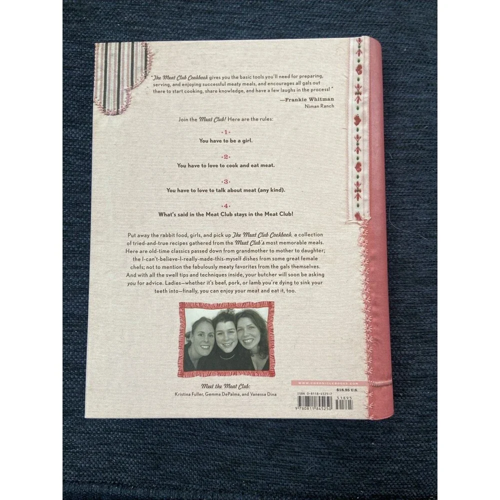Meat Club Cookbook : For Gals Who Love Their Meat! by Vanessa Dina, Kristina...